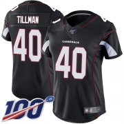 Wholesale Cheap Nike Cardinals #40 Pat Tillman Black Alternate Women's Stitched NFL 100th Season Vapor Limited Jersey