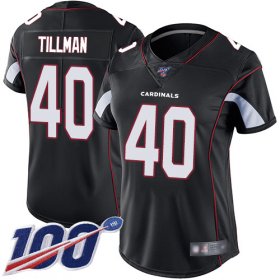 Wholesale Cheap Nike Cardinals #40 Pat Tillman Black Alternate Women\'s Stitched NFL 100th Season Vapor Limited Jersey