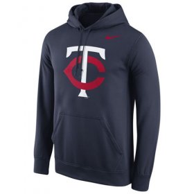 Wholesale Cheap Minnesota Twins Nike Logo Performance Pullover Navy MLB Hoodie
