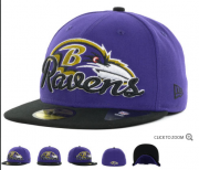 Wholesale Cheap Baltimore Ravens fitted hats 10