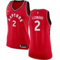 Wholesale Cheap Women's Nike Toronto Raptors #2 Kawhi Leonard Red NBA Swingman Icon Edition Jersey