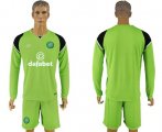 Wholesale Cheap Celtic Blank Green Goalkeeper Long Sleeves Soccer Club Jersey