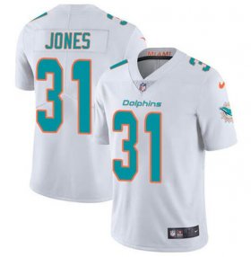Cheap Men\'s Miami Dolphins #31 Byron Jones White Vapor Untouchable Limited Stitched Jersey