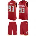 Wholesale Cheap Nike Buccaneers #93 Ndamukong Suh Red Team Color Men's Stitched NFL Limited Tank Top Suit Jersey