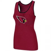 Wholesale Cheap Women's Nike Arizona Cardinals Big Logo Tri-Blend Racerback Stretch Tank Top Red