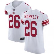 Wholesale Cheap Nike Giants #26 Saquon Barkley White Men's Stitched NFL Vapor Untouchable Elite Jersey
