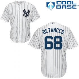 Wholesale Cheap Yankees #68 Dellin Betances White Cool Base Stitched Youth MLB Jersey