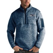 Wholesale Cheap Chicago Blackhawks Antigua Fortune Quarter-Zip Pullover Jacket Black