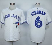 Wholesale Cheap Blue Jays #6 Marcus Stroman White New Cool Base Stitched MLB Jersey
