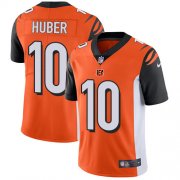 Wholesale Cheap Nike Bengals #10 Kevin Huber Orange Alternate Men's Stitched NFL Vapor Untouchable Limited Jersey