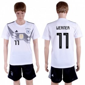 Wholesale Cheap Germany #11 Werner White Home Soccer Country Jersey