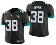 Wholesale Cheap Men's Jacksonville Jaguars #38 Shaquill Griffin Black 2021 Vapor Untouchable Stitched NFL Nike Limited Jersey