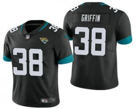 Wholesale Cheap Men\'s Jacksonville Jaguars #38 Shaquill Griffin Black 2021 Vapor Untouchable Stitched NFL Nike Limited Jersey