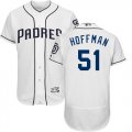 Wholesale Cheap Padres #51 Trevor Hoffman White Flexbase Authentic Collection Stitched MLB Jersey