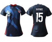 Wholesale Cheap Women 2020-2021 Season National Team America away aaa 15 blue Soccer Jerseys
