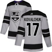 Wholesale Cheap Adidas Kings #17 Ilya Kovalchuk Gray Alternate Authentic Stitched NHL Jersey