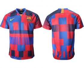 Wholesale Cheap Barcelona Blank 20th Anniversary Stadium Soccer Club Jersey