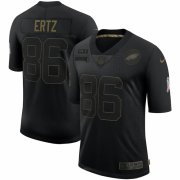 Cheap Philadelphia Eagles #86 Zach Ertz Nike 2020 Salute To Service Limited Jersey Black
