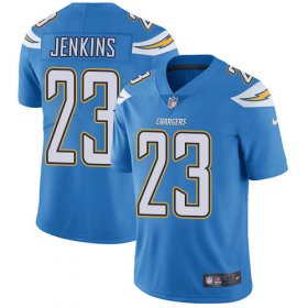 Wholesale Cheap Nike Chargers #23 Rayshawn Jenkins Electric Blue Alternate Men\'s Stitched NFL Vapor Untouchable Limited Jersey