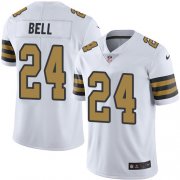 Wholesale Cheap Nike Saints #24 Vonn Bell White Men's Stitched NFL Limited Rush Jersey