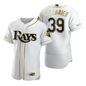 Wholesale Cheap Tampa Bay Rays #39 Kevin Kiermaier White Nike Men\'s Authentic Golden Edition MLB Jersey