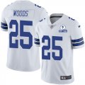 Wholesale Cheap Nike Cowboys #25 Xavier Woods White Men's Stitched With Established In 1960 Patch NFL Vapor Untouchable Limited Jersey