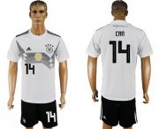 Wholesale Cheap Germany #14 Can White Home Soccer Country Jersey
