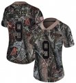 Wholesale Cheap Nike Saints #9 Drew Brees Camo Women's Stitched NFL Limited Rush Realtree Jersey