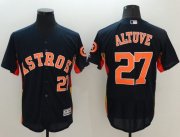 Wholesale Cheap Astros #27 Jose Altuve Navy Blue Flexbase Authentic Collection Stitched MLB Jersey