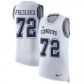 Wholesale Cheap Nike Cowboys #72 Travis Frederick White Men's Stitched NFL Limited Rush Tank Top Jersey