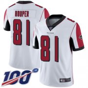 Wholesale Cheap Nike Falcons #81 Austin Hooper White Men's Stitched NFL 100th Season Vapor Limited Jersey