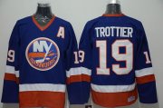 Wholesale Cheap Islanders #19 Bryan Trottier Stitched Baby Blue CCM Throwback NHL Jersey