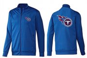 Wholesale Cheap NFL Tennessee Titans Team Logo Jacket Blue_1