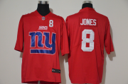 Wholesale Cheap Men's New York Giants #8 Daniel Jones Red 2020 Big Logo Number Vapor Untouchable Stitched NFL Nike Fashion Limited Jersey