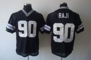 Wholesale Cheap Packers #90 B.J. Raji Black Shadow Stitched NFL Jersey