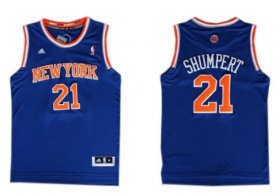 Wholesale Cheap New York Knicks #21 Iman Shumpert Revolution 30 Swingman 2013 Blue Jersey