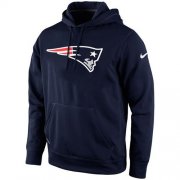 Wholesale Cheap New England Patriots Nike KO Logo Essential Hoodie Navy Blue