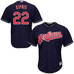 Wholesale Cheap Indians #22 Jason Kipnis Navy Blue Alternate Stitched Youth MLB Jersey