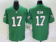 Wholesale Cheap Men's Philadelphia Eagles #17 Nakobe Dean Green 2023 F.U.S.E. Vapor Untouchable Football Stitched Jersey