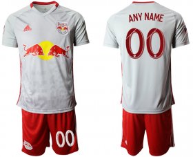 Wholesale Cheap Red Bull Personalized White Home Soccer Club Jersey