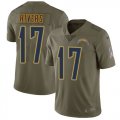 Wholesale Cheap Nike Chargers #17 Philip Rivers Olive Youth Stitched NFL Limited 2017 Salute to Service Jersey