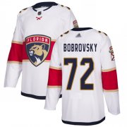 Wholesale Cheap Adidas Panthers #72 Sergei Bobrovsky White Road Authentic Stitched NHL Jersey