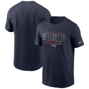 Wholesale Cheap New England Patriots Nike Team Property Of Essential T-Shirt Navy