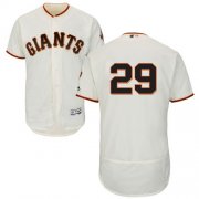 Wholesale Cheap Giants #29 Jeff Samardzija Cream Flexbase Authentic Collection Stitched MLB Jersey