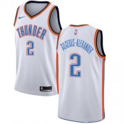 Wholesale Cheap Nike Thunder #2 Shai Gilgeous-Alexander White NBA Swingman Association Edition Jersey