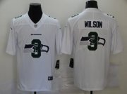 Wholesale Cheap Men's Seattle Seahawks #3 Russell Wilson White 2020 Shadow Logo Vapor Untouchable Stitched NFL Nike Limited Jersey
