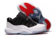 Wholesale Cheap Air Jordan 11 Low Shoes White/Black/Red
