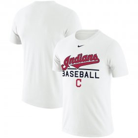 Wholesale Cheap Cleveland Indians Nike Practice Performance T-Shirt White