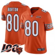 Wholesale Cheap Nike Bears #80 Trey Burton Orange Men's Stitched NFL Limited Rush 100th Season Jersey