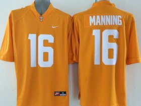 Wholesale Cheap Men\'s Tennessee Volunteers #16 Peyton Manning Orange 2015 NCAA Football Nike Jersey